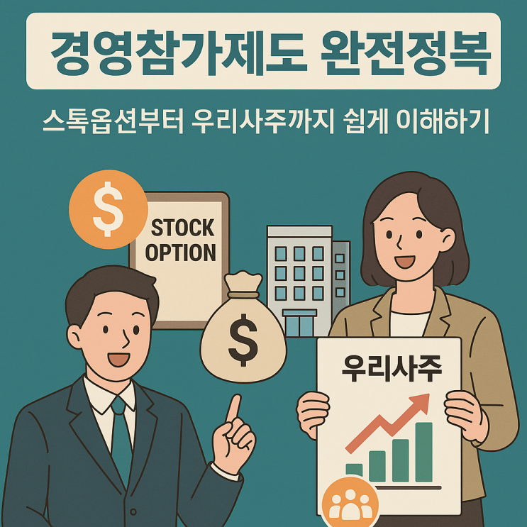  (HR) 경영참가제도 완전정복: 스톡옵션부터 우리사주까지 쉽게 이해하