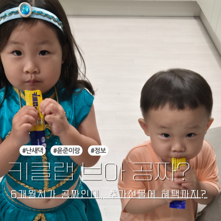  성장기 어린이 영양제 브레이니아이 키클랩 가격 공짜로 먹는 법 공개! 거기에 추가 선물까지..