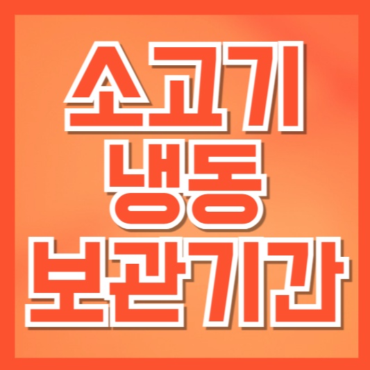  소고기 냉동 보관, 몇 개월까지 안전할까? 부위별 보관 기간 총정리!