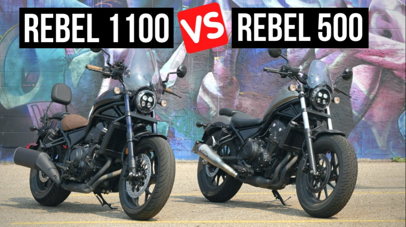 레블500 VS 레블1100 비교 및 혼다 오토바이 8월프로모션