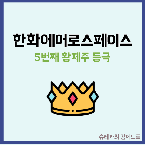  5번째 황제주 한화에어로스페이스 추가 주가 상승이 가능할까?