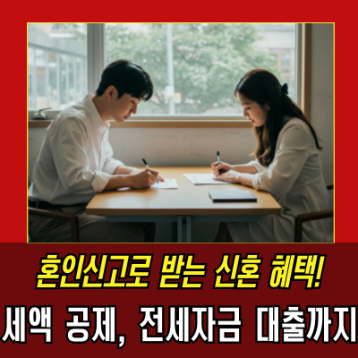  혼인신고혜택, 세액공제와 신혼부부 혜택 총정리