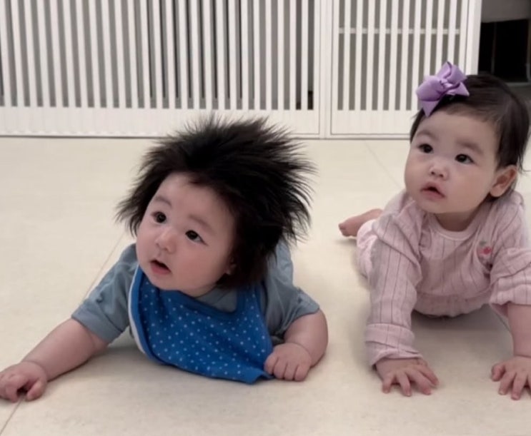 (역대급 머리숱 부자..) <b>심형탁 사야</b> 아기 실존