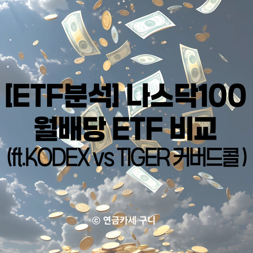  [ETF분석] 나스닥100 월배당 ETF 비교 (ft. KODEX vs TIGER 커버드콜)