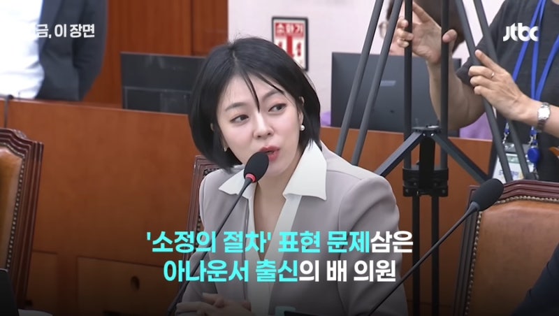‘소정의 절차’, 가만히 있으면 반이라도 간다. feat. 국민의 힘 배현진 의원