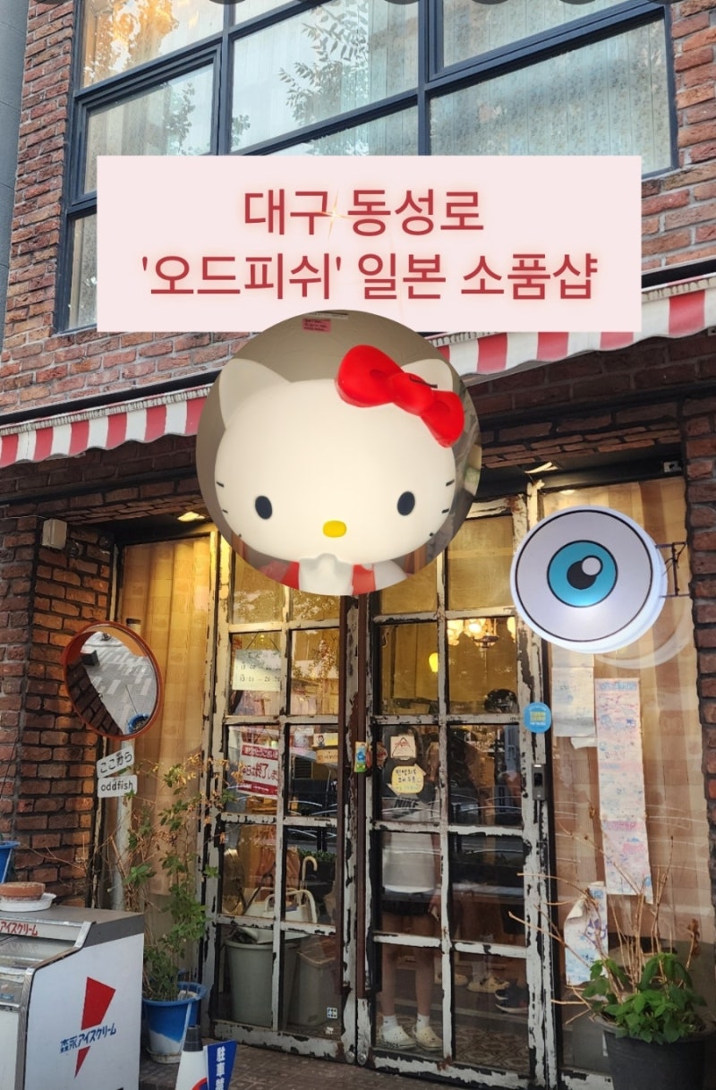 ✨대구 동성로 일본소품샵 ‘오드피쉬(oddfish)’ – 키티, 산리오 덕후들의 천국!