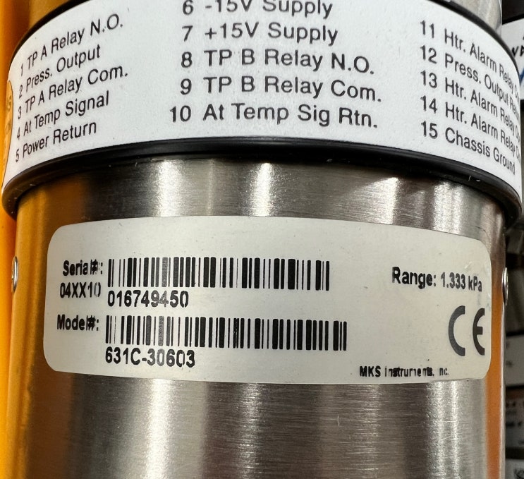  MKS 631C INFICON CDG160 BARATRON GAUGE