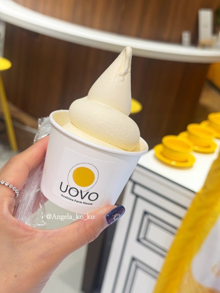  후쿠오카 캐널시티 아이스크림 UOVO /스타벅스