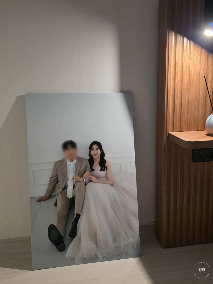  결혼식 포토테이블 아크릴액자 샤이엔 찐리뷰함