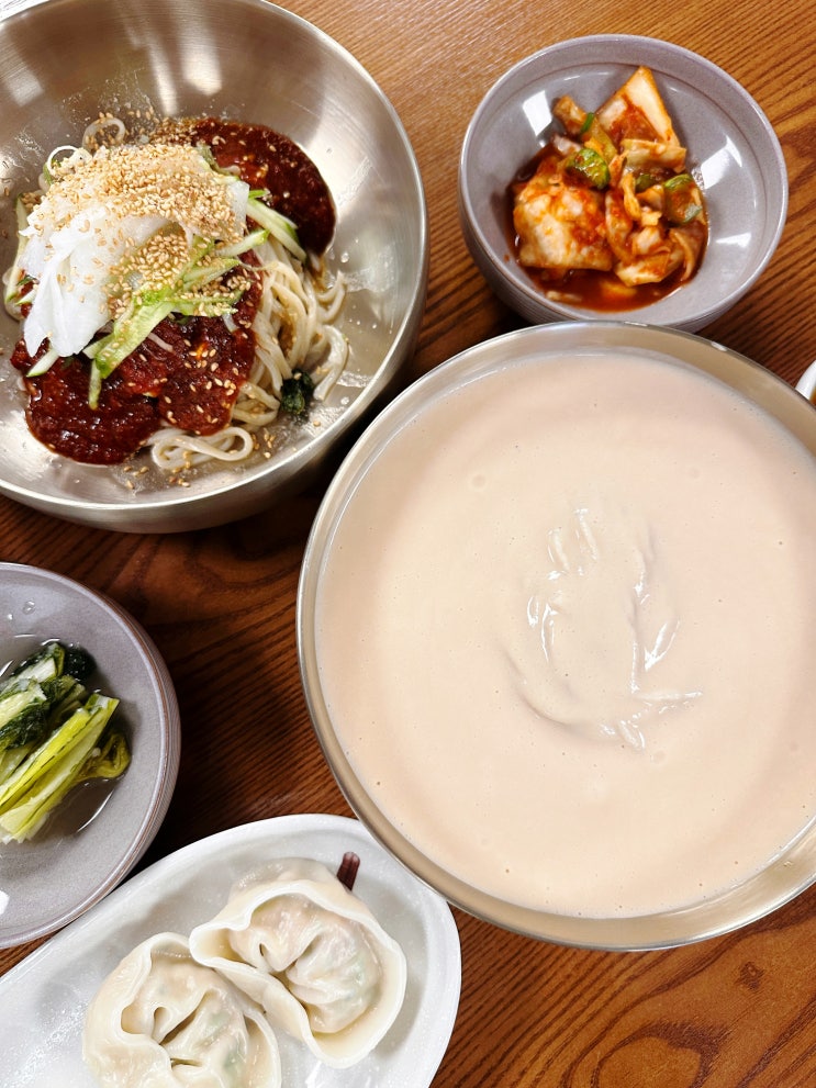  송내역 맛집 추천! 평양그륵손만두콩국수 찐맛집 솔직후기!