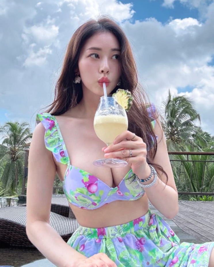  43세 서동주 수영복 몸매, 발리 신혼여행 비키니 사진