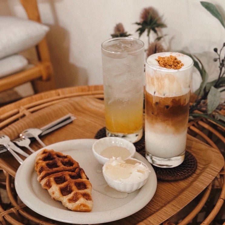  여기만큼 맛있는 크로플 카이막 본적없어 파주 루나블루에서 힐링 데이트