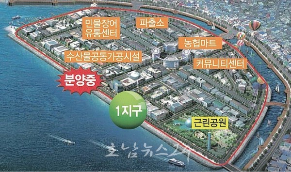  영광 법성포뉴타운 잔여 필지 본격적인 분양 시작