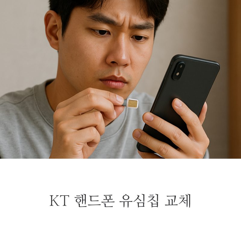KT 핸드폰 유심칩 교체 방법부터 재발급까지, 집에서도 쉽게 해결하는 법!