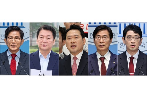 내란·계엄·쇄신 <b>공방</b>…국민의힘 당권주자, ‘분열론’과... 