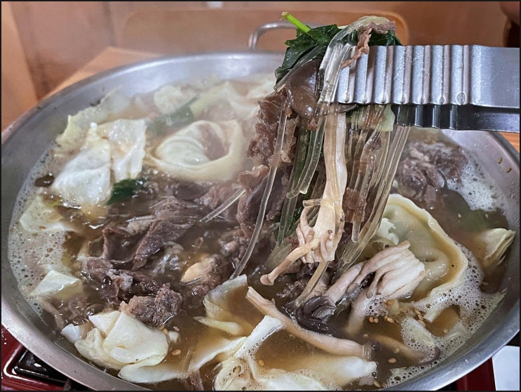  오크밸리 맛집 추천! 한우불고기전골 맛있는 '목향' 오크밸리점 방문
