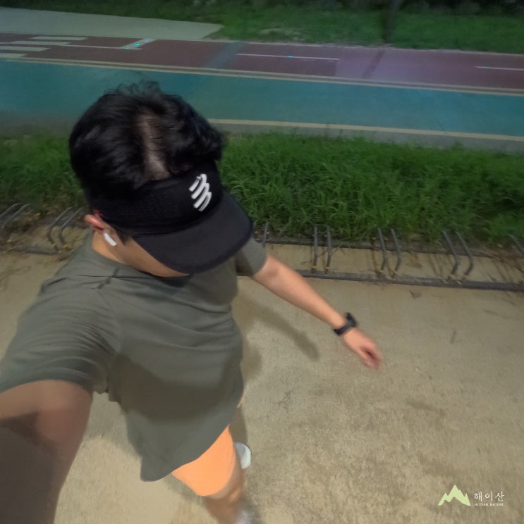  밤 9시에도 28도? 열대야 속 중랑천 5km 러닝 월릉교-한내교