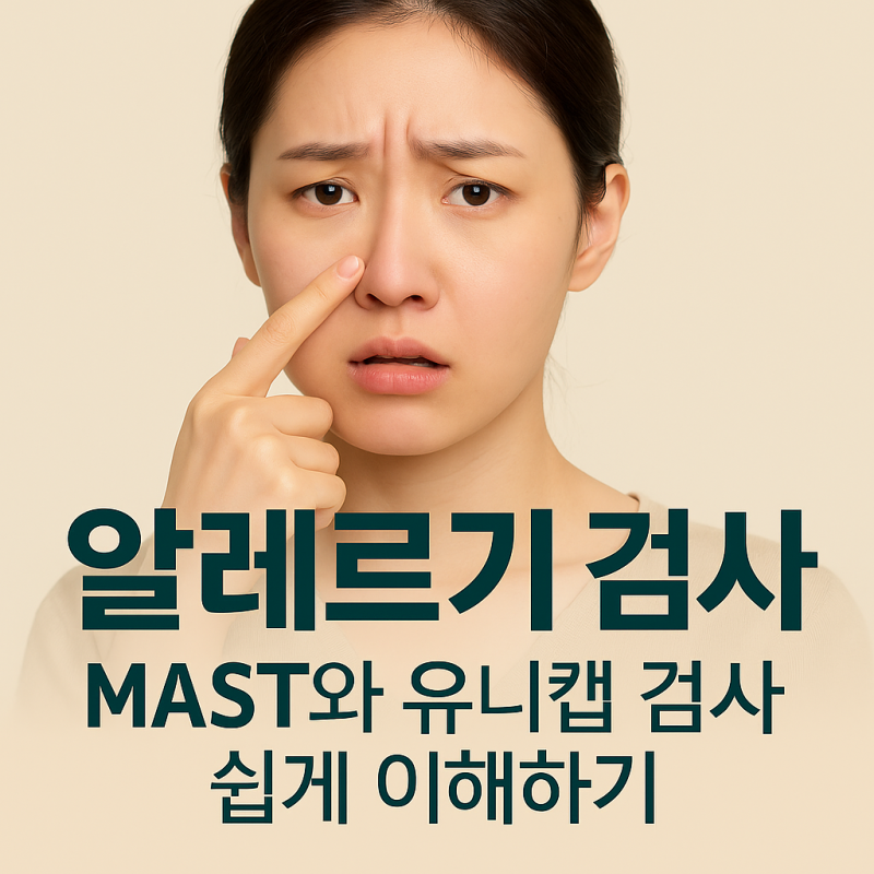 안양범계) 알레르기 검사 완전 정복! MAST vs 유니캡 검사, 어떻게 다를까요?