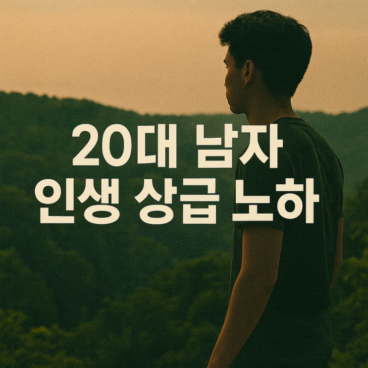  20대 남자에게 전하는 진짜 상급 노하우