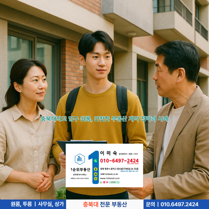  충북대학교 입구 원룸, 안전한 부동산 계약 전략과 사례