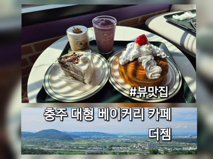  충주대형카페 베이커리카페 더젬 뷰맛집