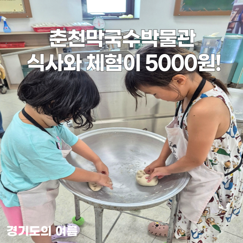 춘천막국수체험박물관 아이랑 5천원에 즐긴 오감체험
