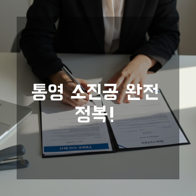  통영 소진공 정책자금 전문 컨설턴트와 함께 시작하는 안전한 사업 확장 로드맵