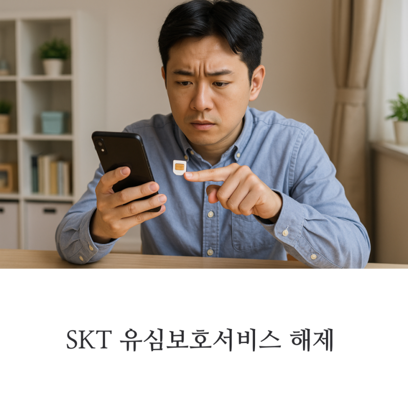 SKT 유심보호서비스 해제 전 꼭 알아야 할 사항과 해제 후 관리법