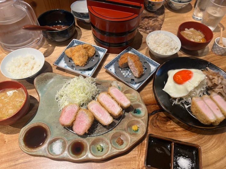  오사카 난카이난바역 점심메뉴 추천 돈카츠 맛집 뉴베이브 난바점