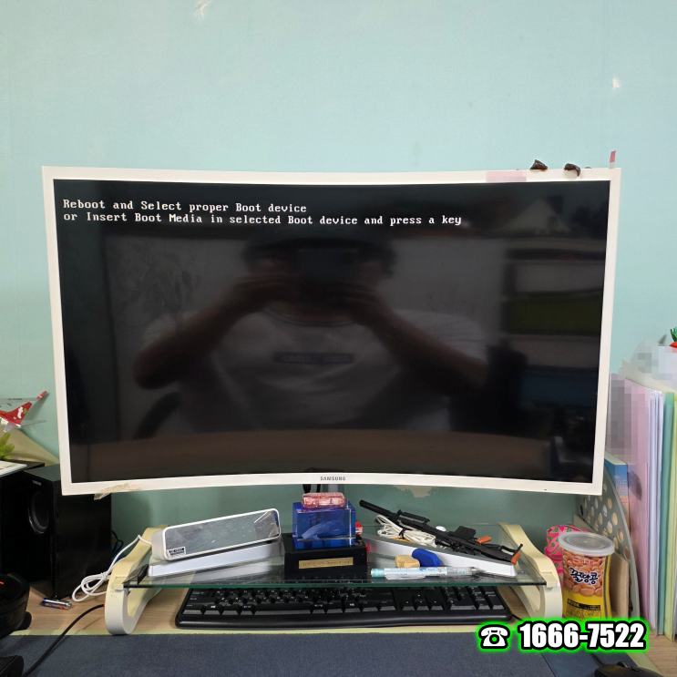  성동구 왕십리동 컴퓨터수리 조립PC Reboot and Select proper Boot device 오류 휴일 출장 해결