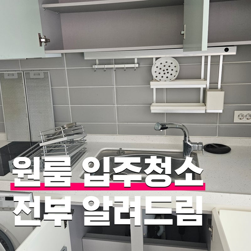 원룸 입주청소 집주인이 해야 할까?