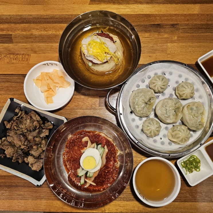 대구 대봉동 맛집 김광석거리 가온밀면 시원한 밀면+석쇠불고기 한상 강력 추천
