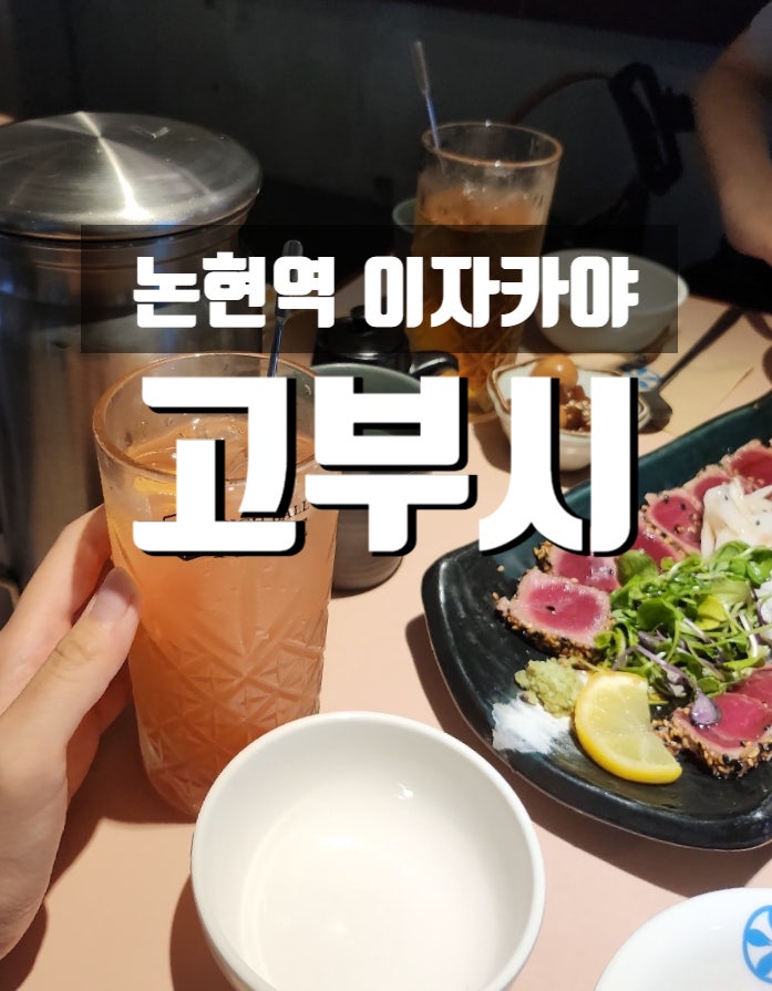  [강남 논현] 이자카야 고부시 후기, 논현역 술집 추천! 모츠나베, 와규타다끼 맛집 후기 (내돈내산)