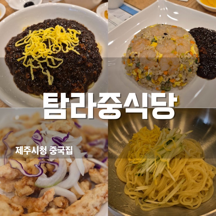  제주시청 짜장면 맛집 탐라중식당 제주 이도동 중국집