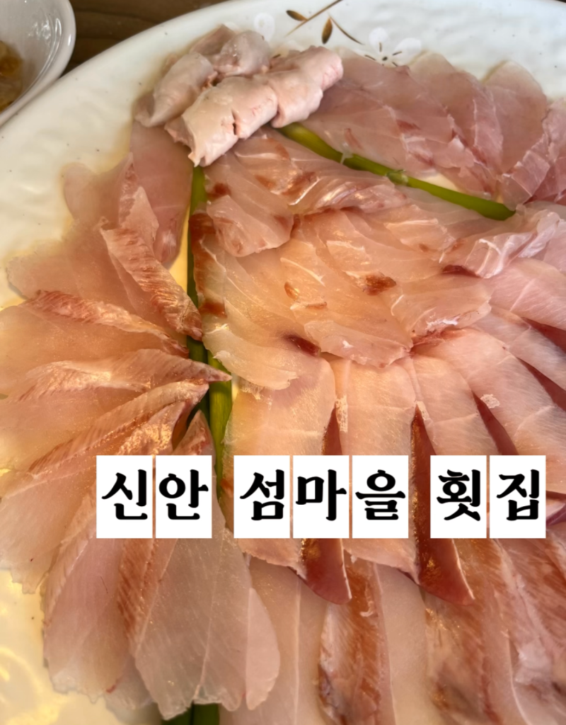신안 섬마을횟집 – 제철 민어회정식, 가성비까지 완벽!