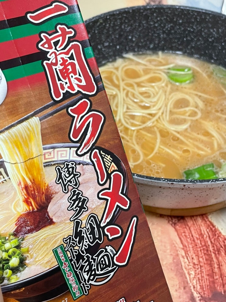  [일본여행 기념품] 이치란 라멘 밀키트 조리법, 한글설명,맛있게 먹는 방법
