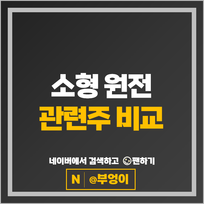 SMR 관련주 소형 원전 주식 대우건설 두산에너빌리티 주가 비에이치아이