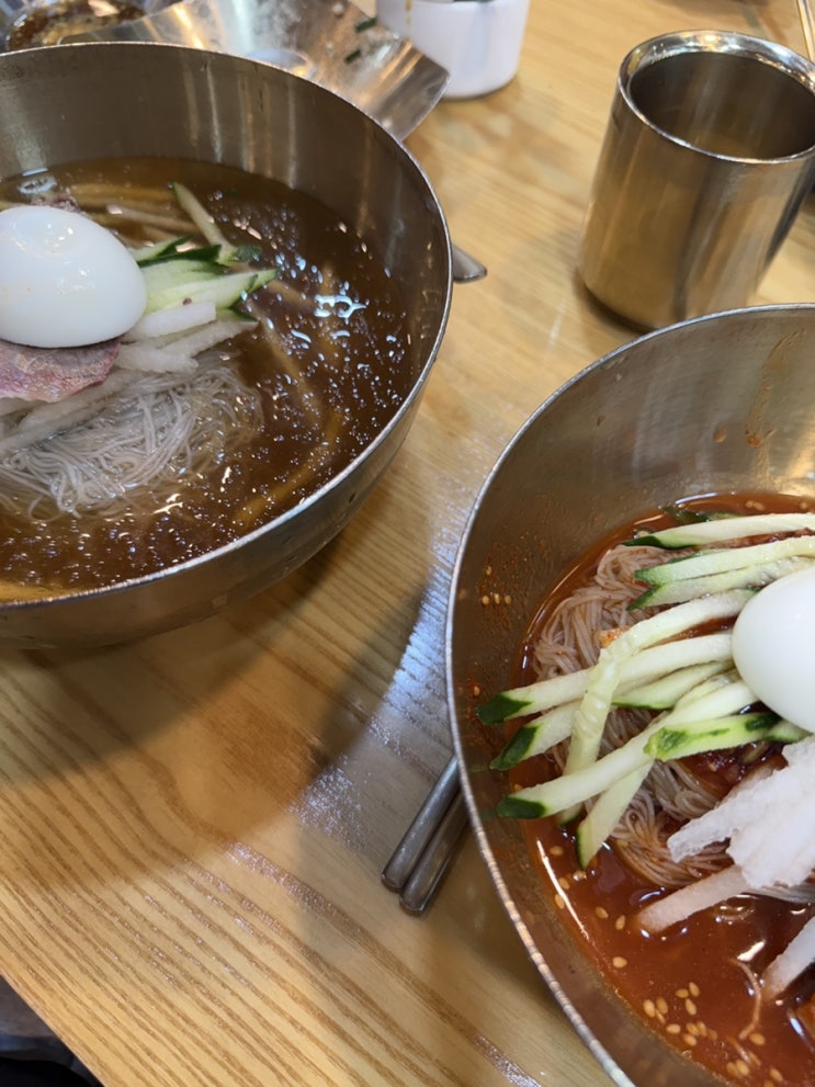  더운 여름 평양냉면과 다른 매력이 있는 함흥냉면 맛집 강남 면옥 정동점!!(시원함을 넘어 추위가 느껴지는 행복한 냉면!)