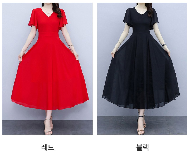  가볍고 우아한 쉬폰 원피스, 데일리부터 하객룩까지!