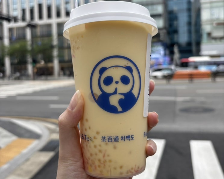  강남데이트장소 밀크티 끝판왕 차백도 강남역점