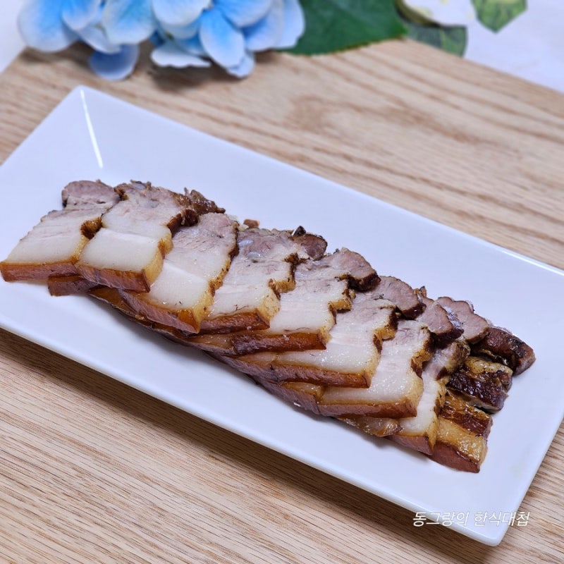 단 10분 압력솥 돼지고기 콜라수육 삶는법 시간 삼겹살요리 레시피