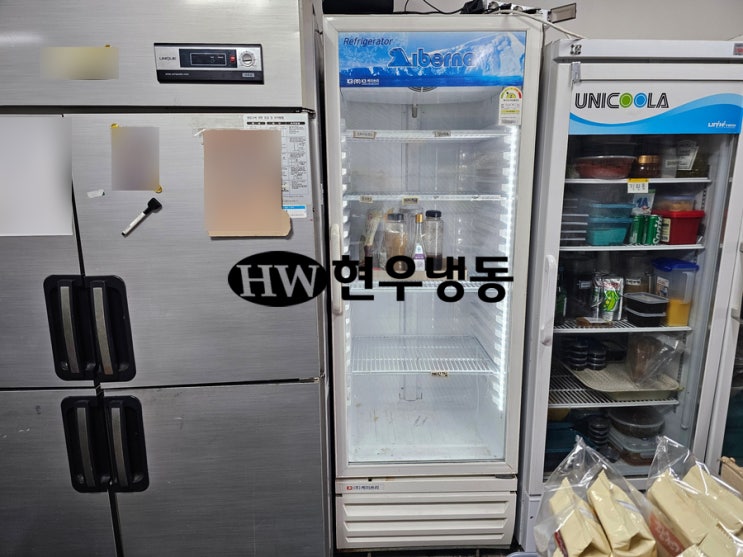  울산쇼케이스수리이버나iberna 냉장쇼케이스 응축기팬모터교체수리 WRS-452RAR