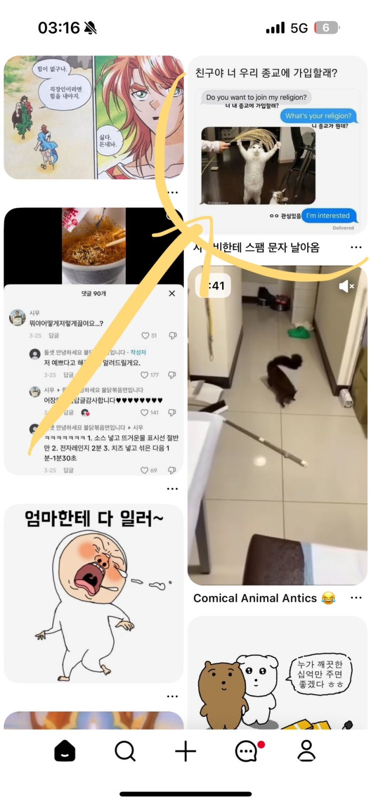 어제,오늘 핀터레스트 사이버불링(<b>알고리즘조작</b>)