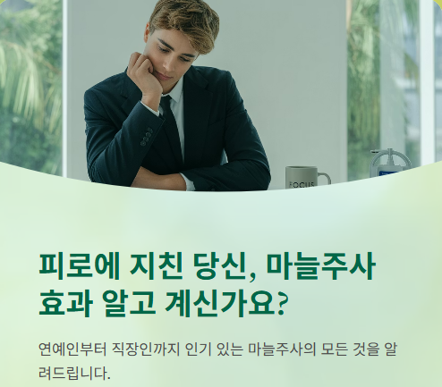마늘주사 효능 좋은가요? 가격은 얼마인가요? 효과는?
