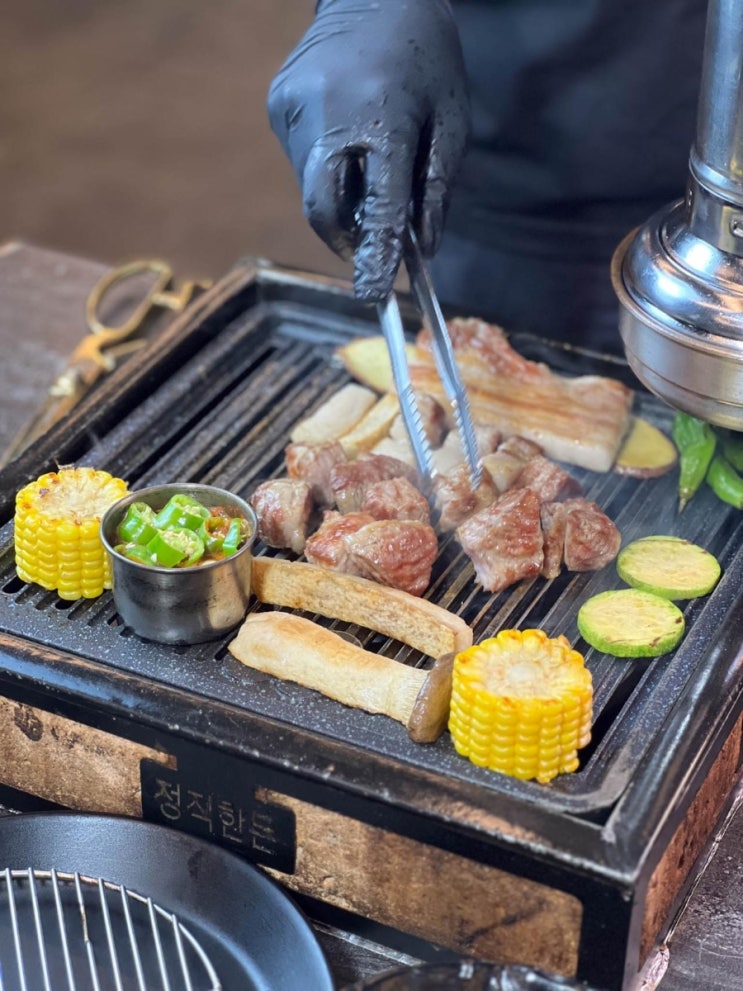  애월 흑돼지 맛집 정직한돈 애월본점에서 먹은 ‘정직한돈 세트’ 후기 