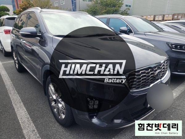  창원 성주동  올뉴 쏘렌토 AGM 배터리 교체 – 델코 정품 장착 후기 힘찬배터리 창원 본점
