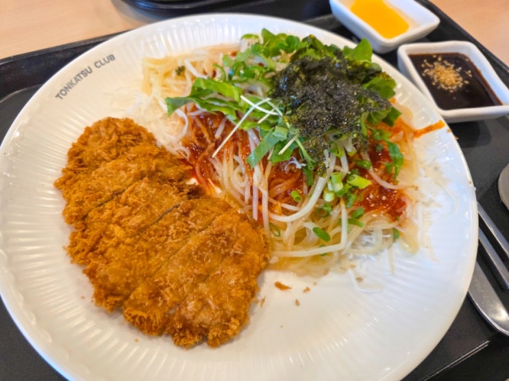  돈까스클럽 양주본점 쫄면 돈까스 내돈내산 후기