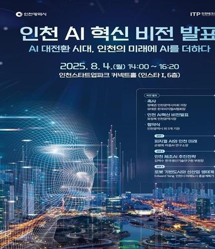인천시,‘사람 중심 AI 공존 도시’ 비전 발표… 6개 기관과 업무협약 체결