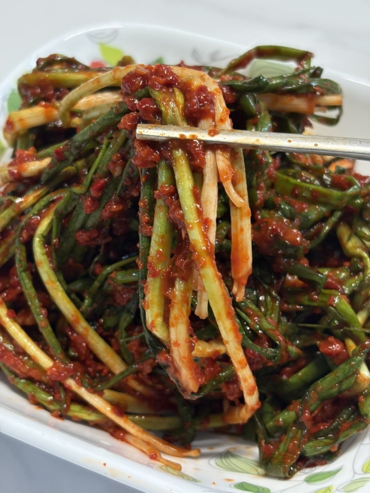  대용량쪽파김치 주문 맛있는 해천우리집김치