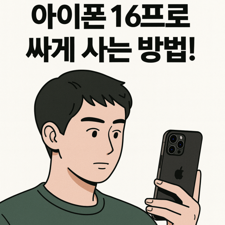  아이폰17 디자인 보고 충격받았다면 16프로 싸게 사는 법 추천